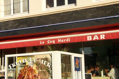foto van restaurant Le Coq Hardi in Ploumanach' in Bretragne, Frankrijk)